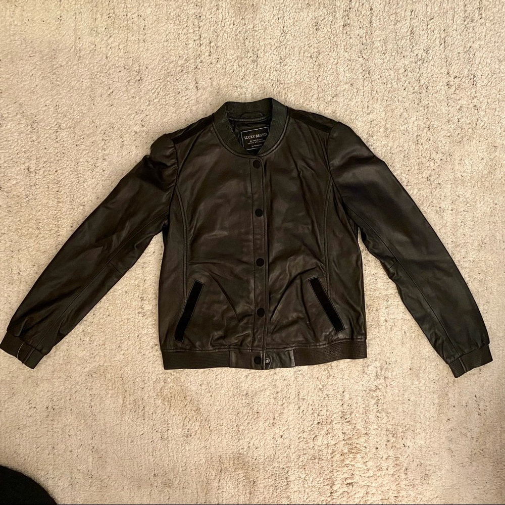 Lucky Brand Lamb Leather Jacket